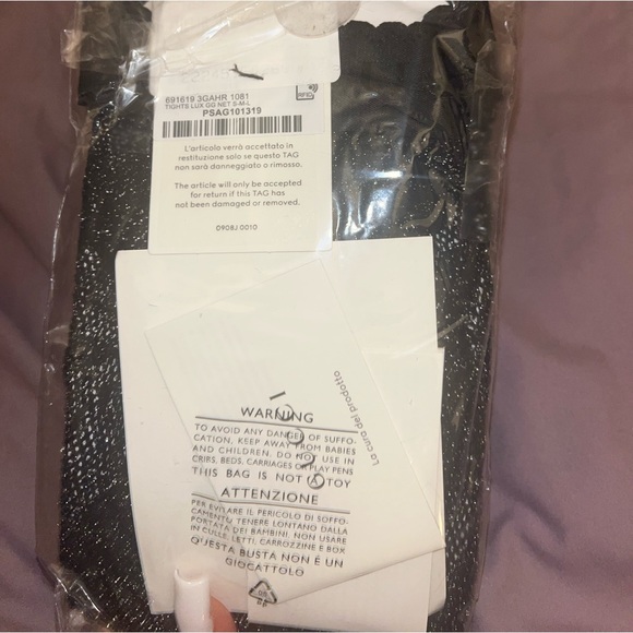 Black gucci tights with the signature GG - Picture 5 of 5